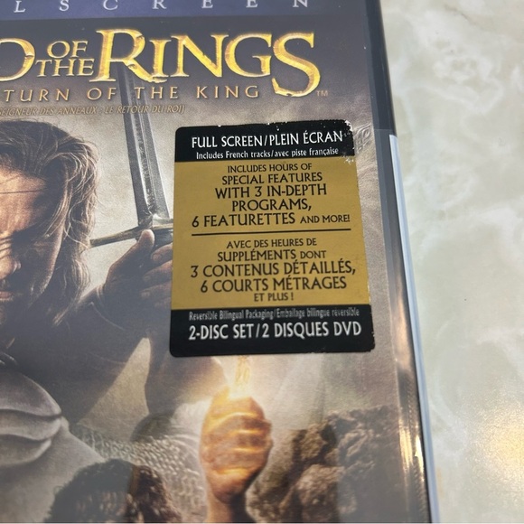 The Lord of the Ring - The Return of the King (Full Screen Edition) DVD Sealed! - Picture 2 of 5